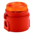 E2S IS-MB1-R/A Minialite Intrinsically Safe Beacon - Red Body & Amber Lens