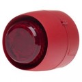 Cranford Controls VTB-32-SB-RB/RL Combined Sounder & Beacon - 24V DC - Red Body Red Lens - Shallow Base